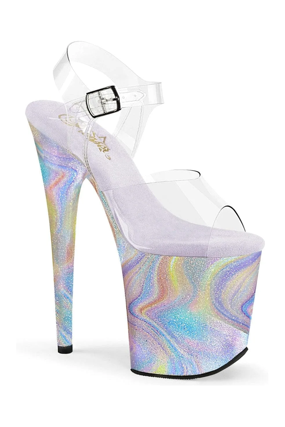 FLAMINGO-808CRF Clear Vinyl Sandal