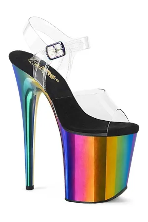 FLAMINGO-808RC Sandal | Clear Vinyl