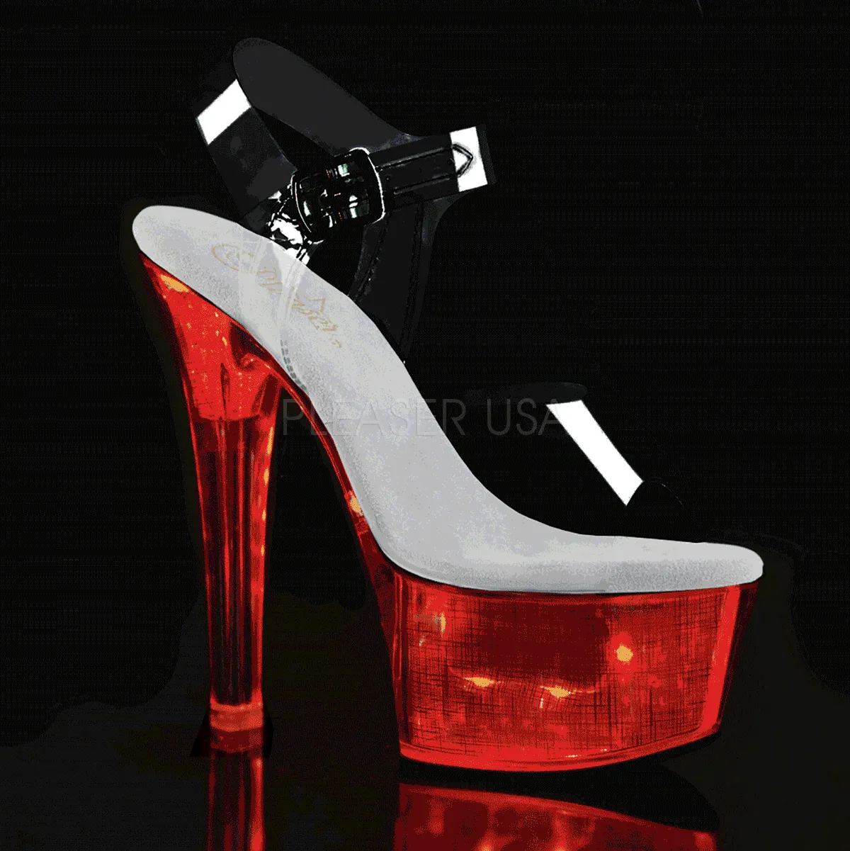 FLASHDANCE-608CH  Clear/Silver Hologram