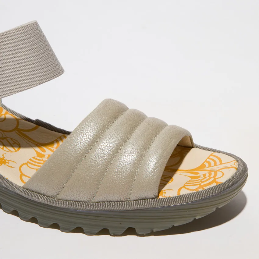 FLY LONDON YIKO SILVER/OFF WHITE