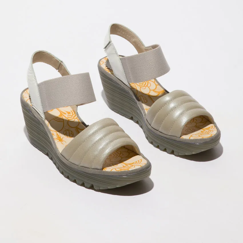 FLY LONDON YIKO SILVER/OFF WHITE