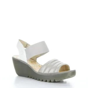 FLY LONDON YIKO SILVER/OFF WHITE