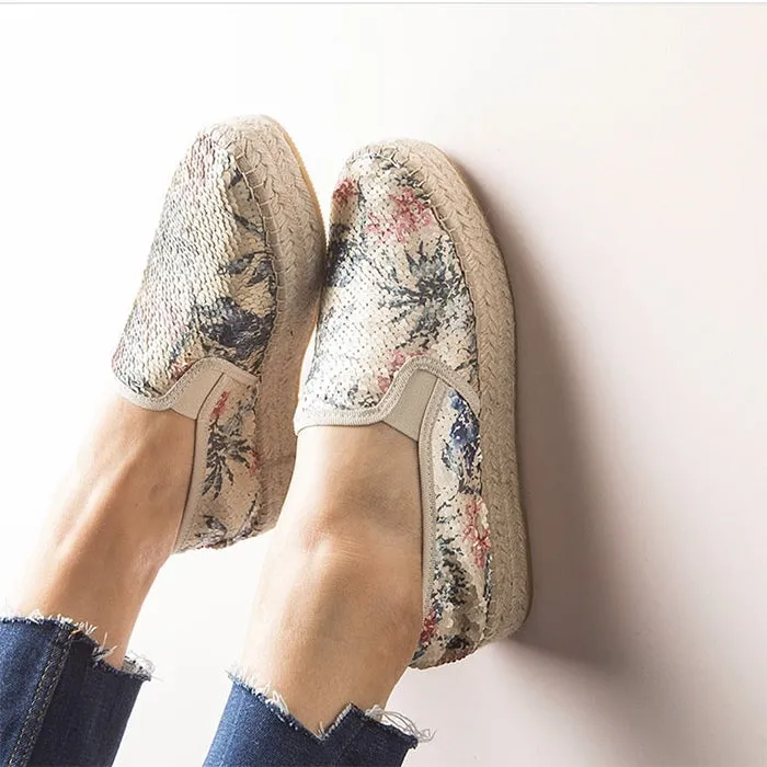 Fonda Sequin Espadrille