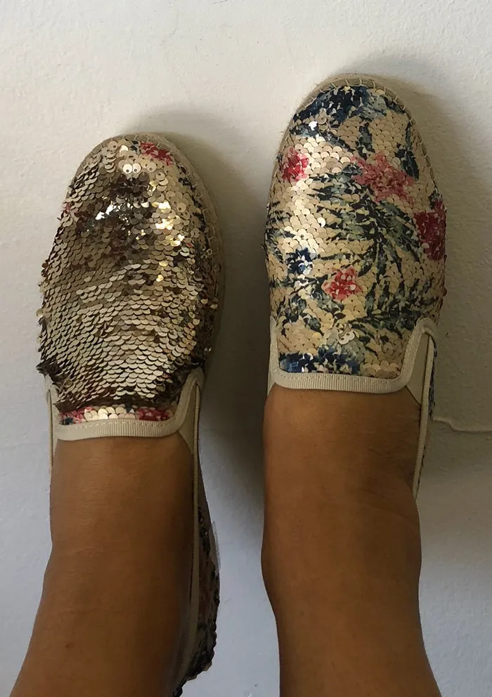 Fonda Sequin Espadrille