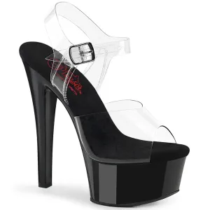 GLEAM-608  Clear/Black