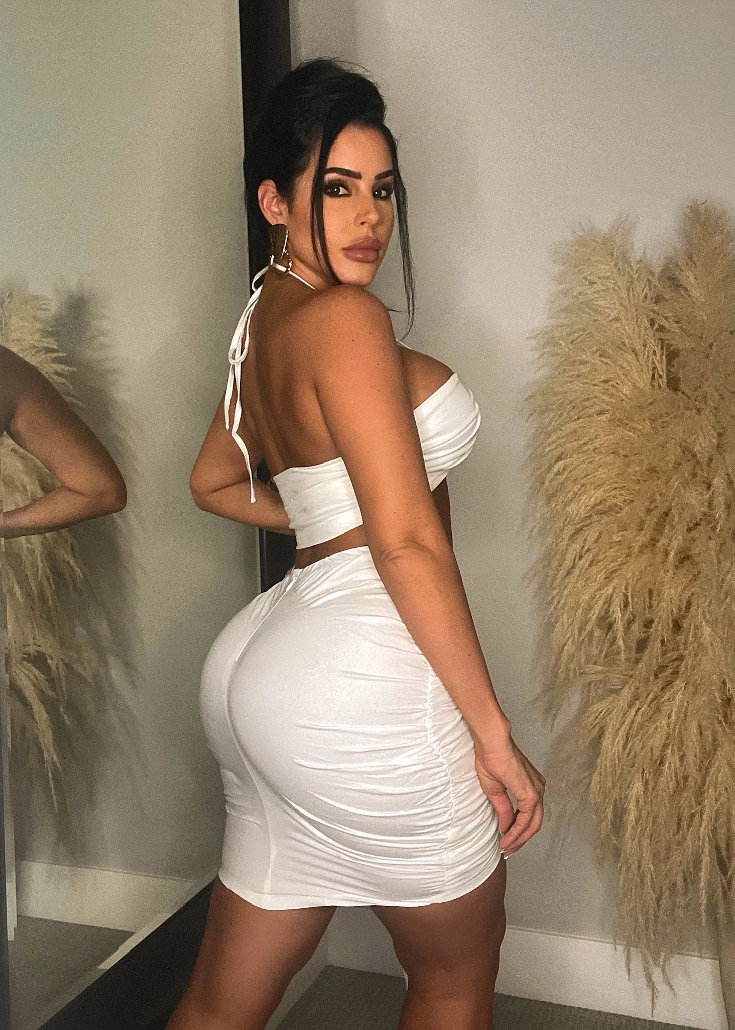 Good Luck Skirt Set White