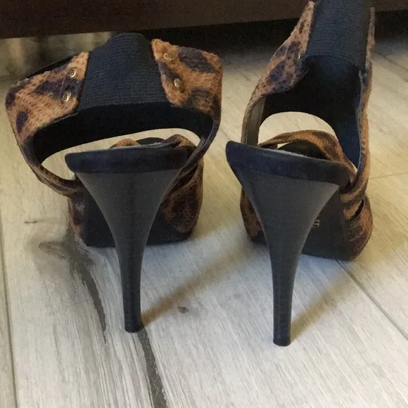 Gorgeous Leopard Print Slingbacks
