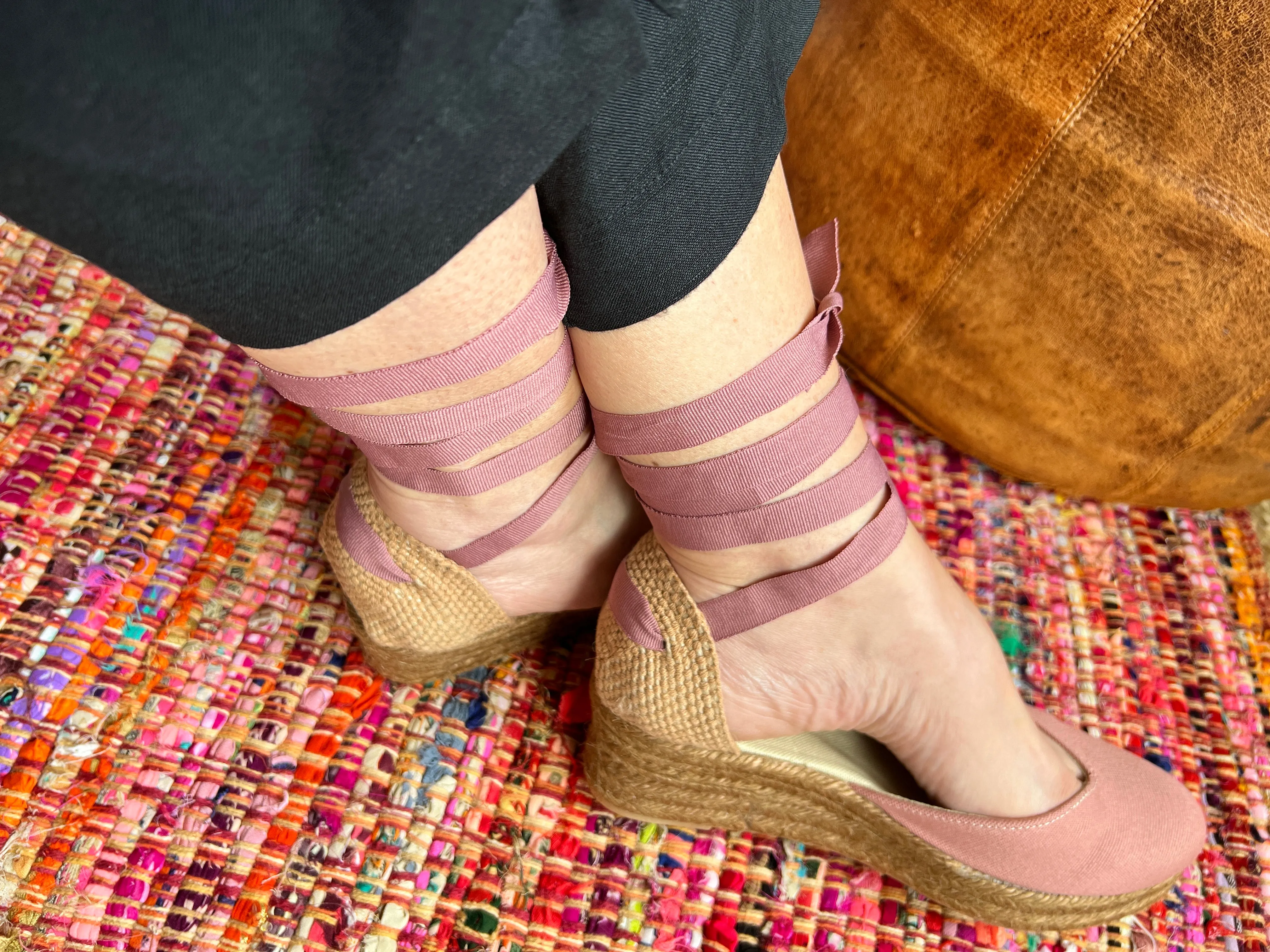 Heart shaped wedge Espadrille