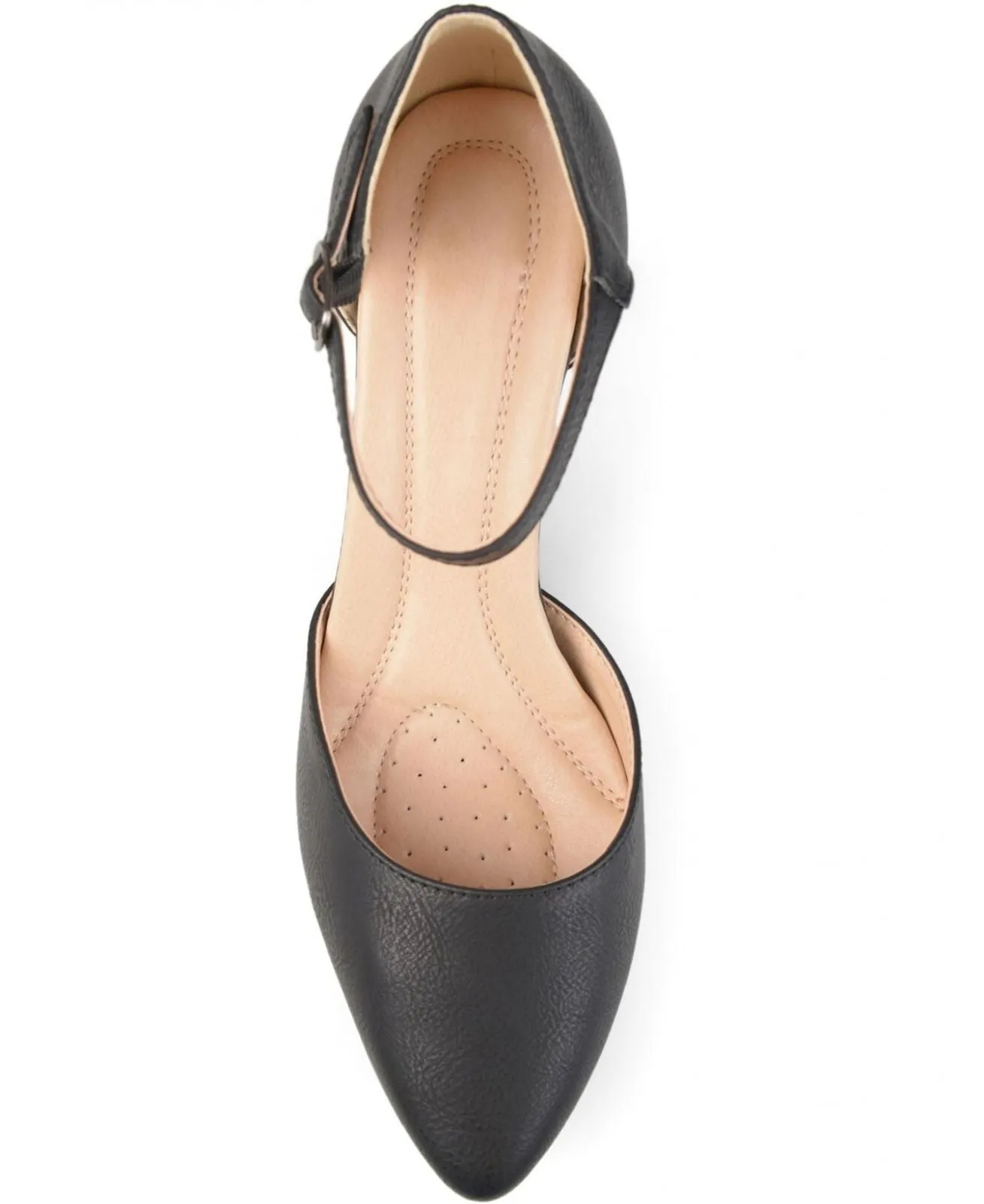 Journee Collection Women's Bettie Ankle Strap Heels BETTIE Black 5.5M