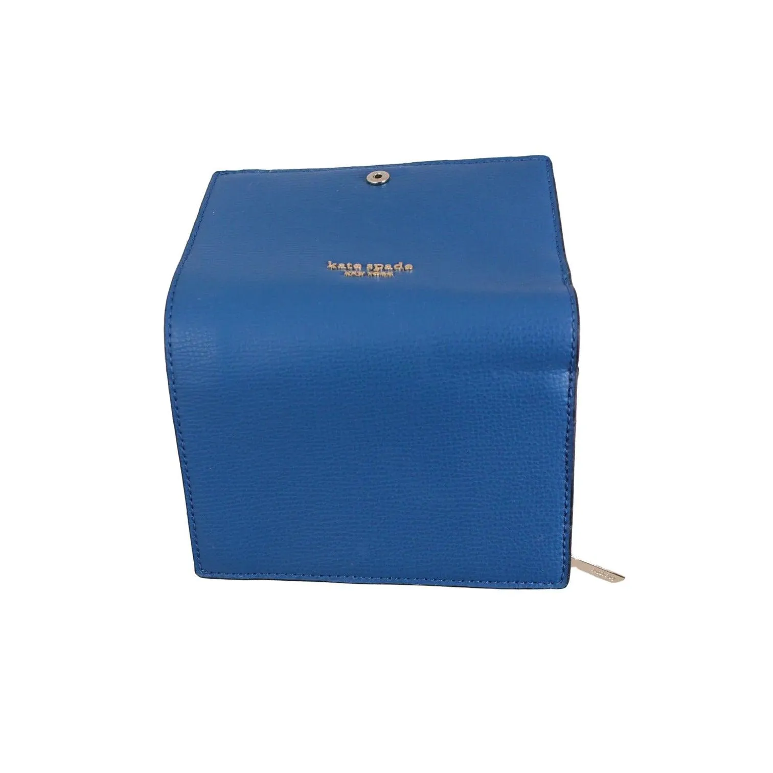 KATE SPADE Cobalt Crossgrain Leather 'Medium' Bifold Wallet