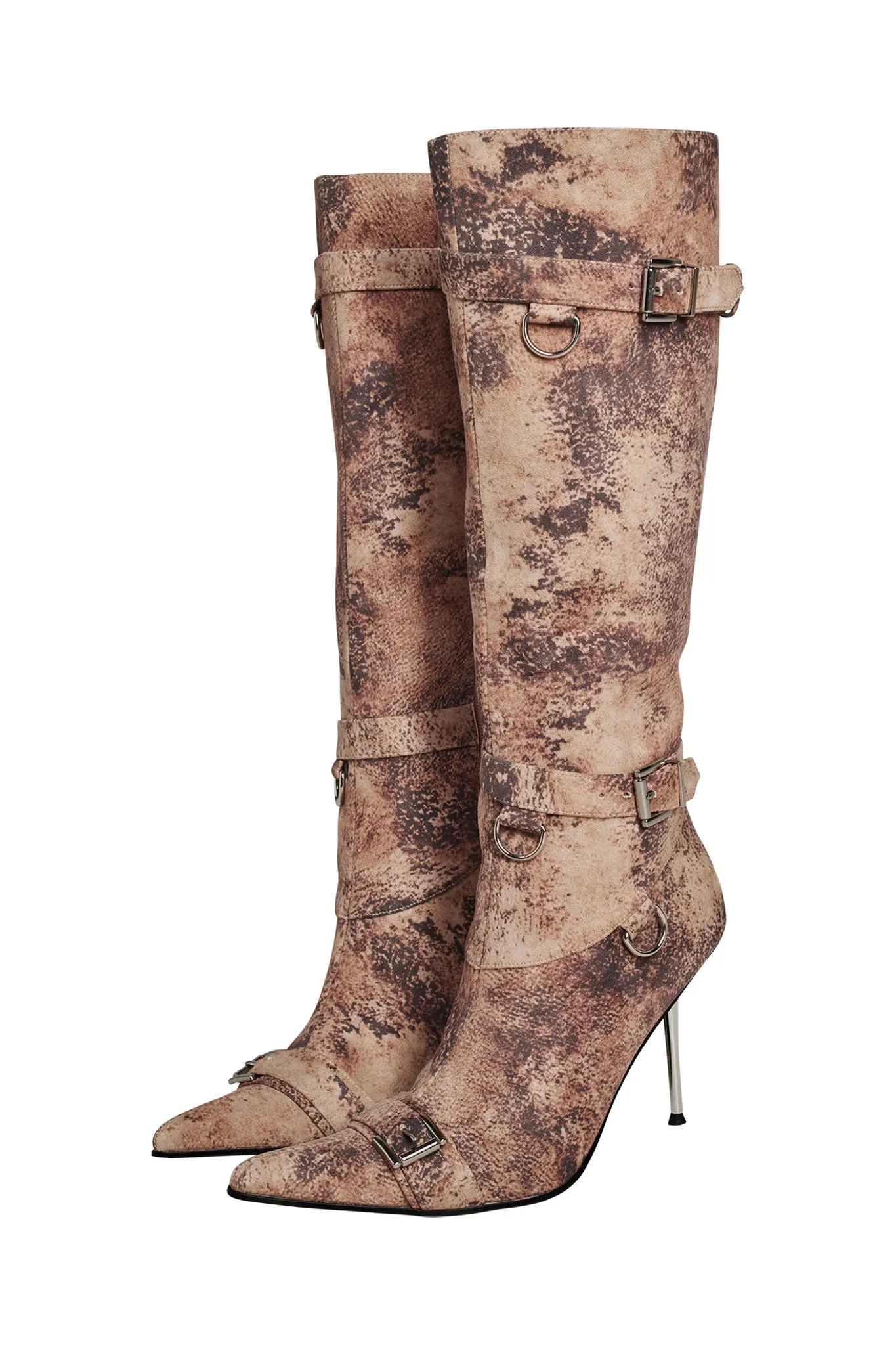 KINTH BOOT - NEUTRAL : ANIMAL SUEDE