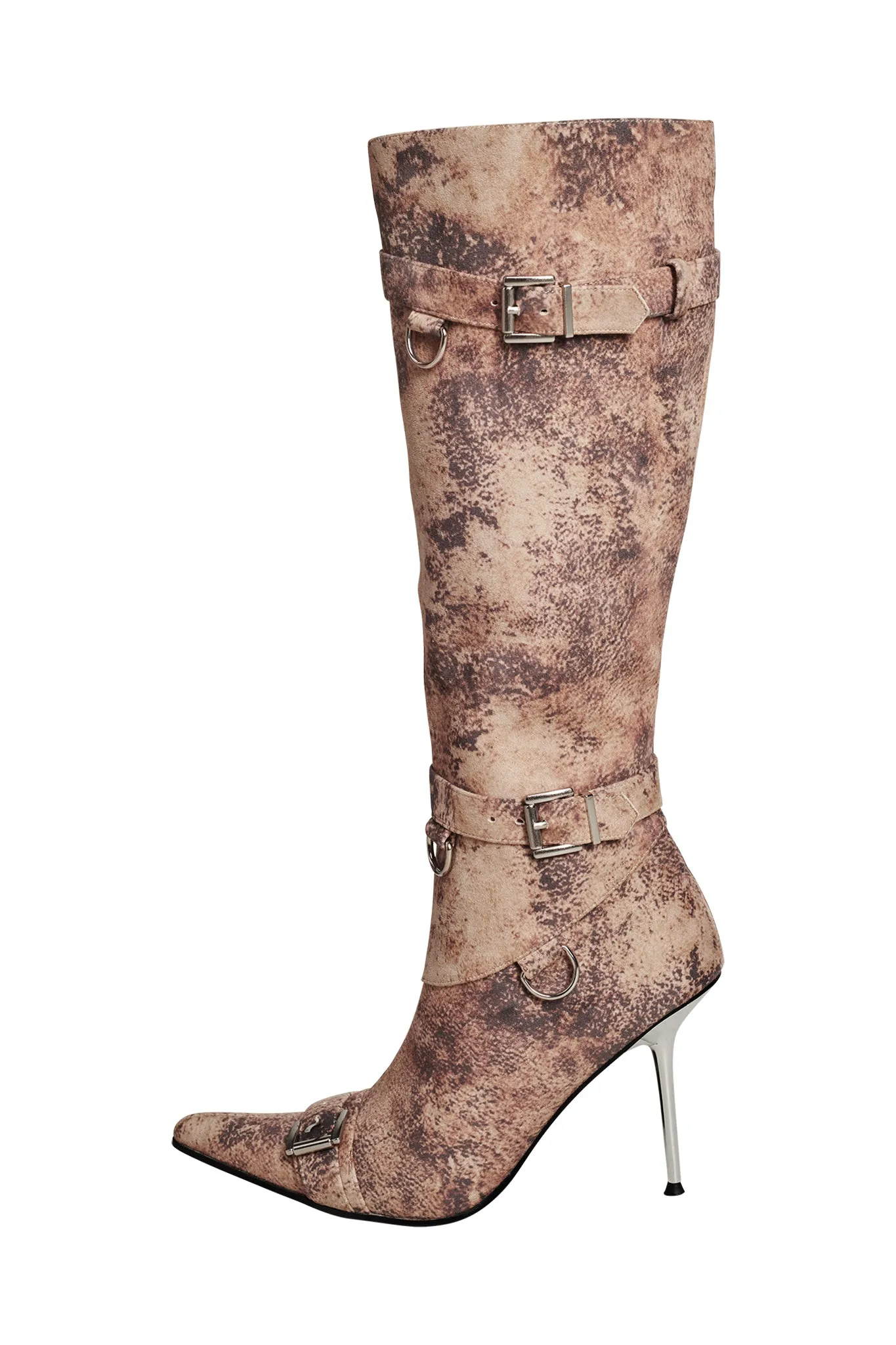KINTH BOOT - NEUTRAL : ANIMAL SUEDE