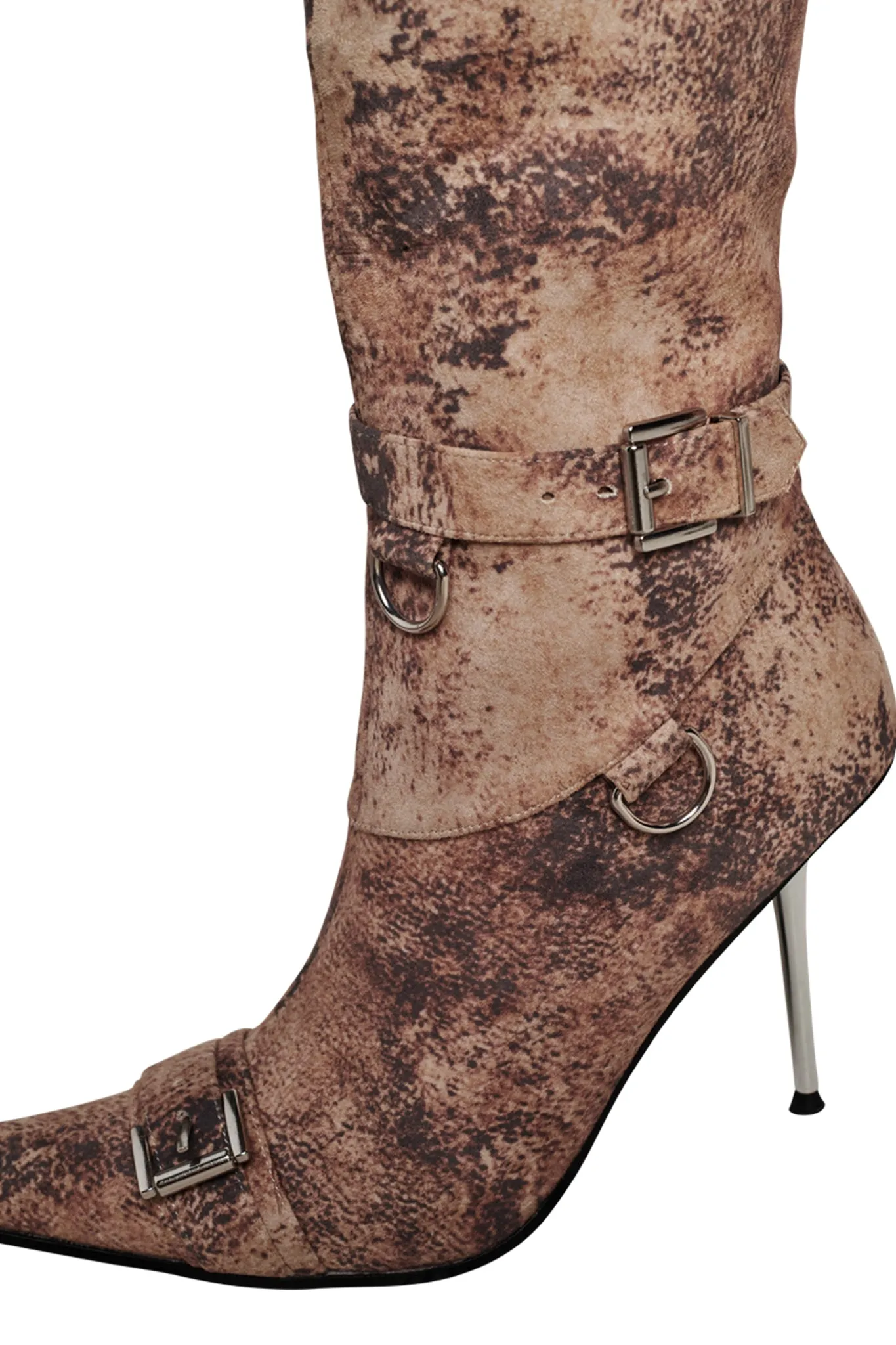 KINTH BOOT - NEUTRAL : ANIMAL SUEDE