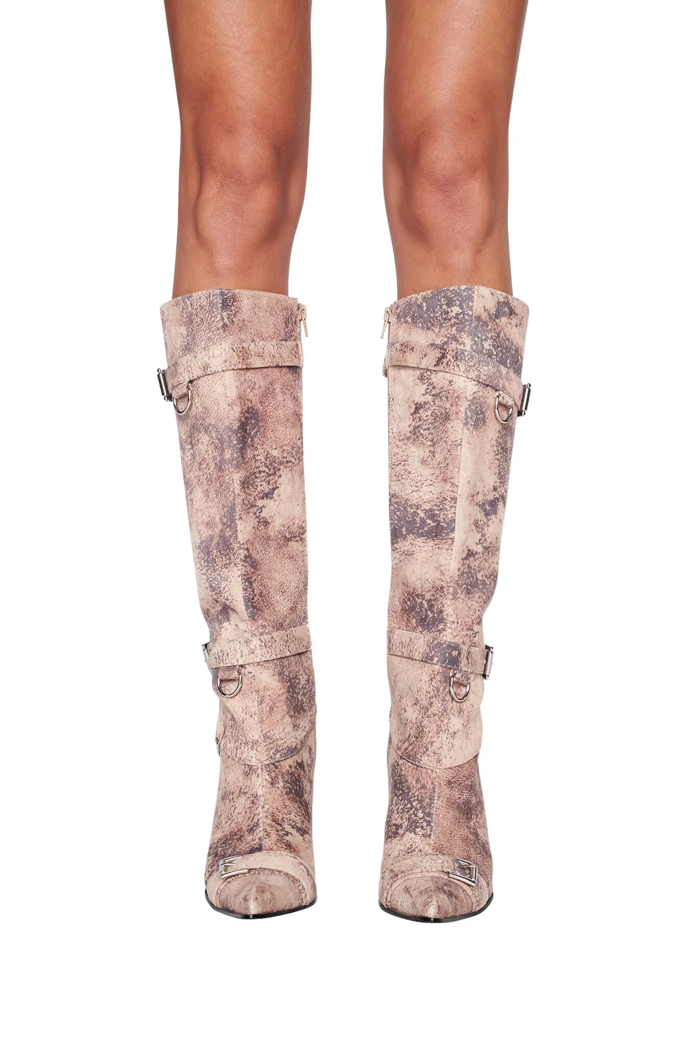 KINTH BOOT - NEUTRAL : ANIMAL SUEDE