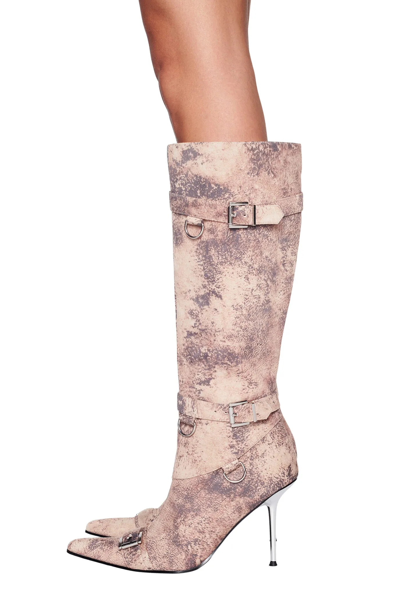 KINTH BOOT - NEUTRAL : ANIMAL SUEDE