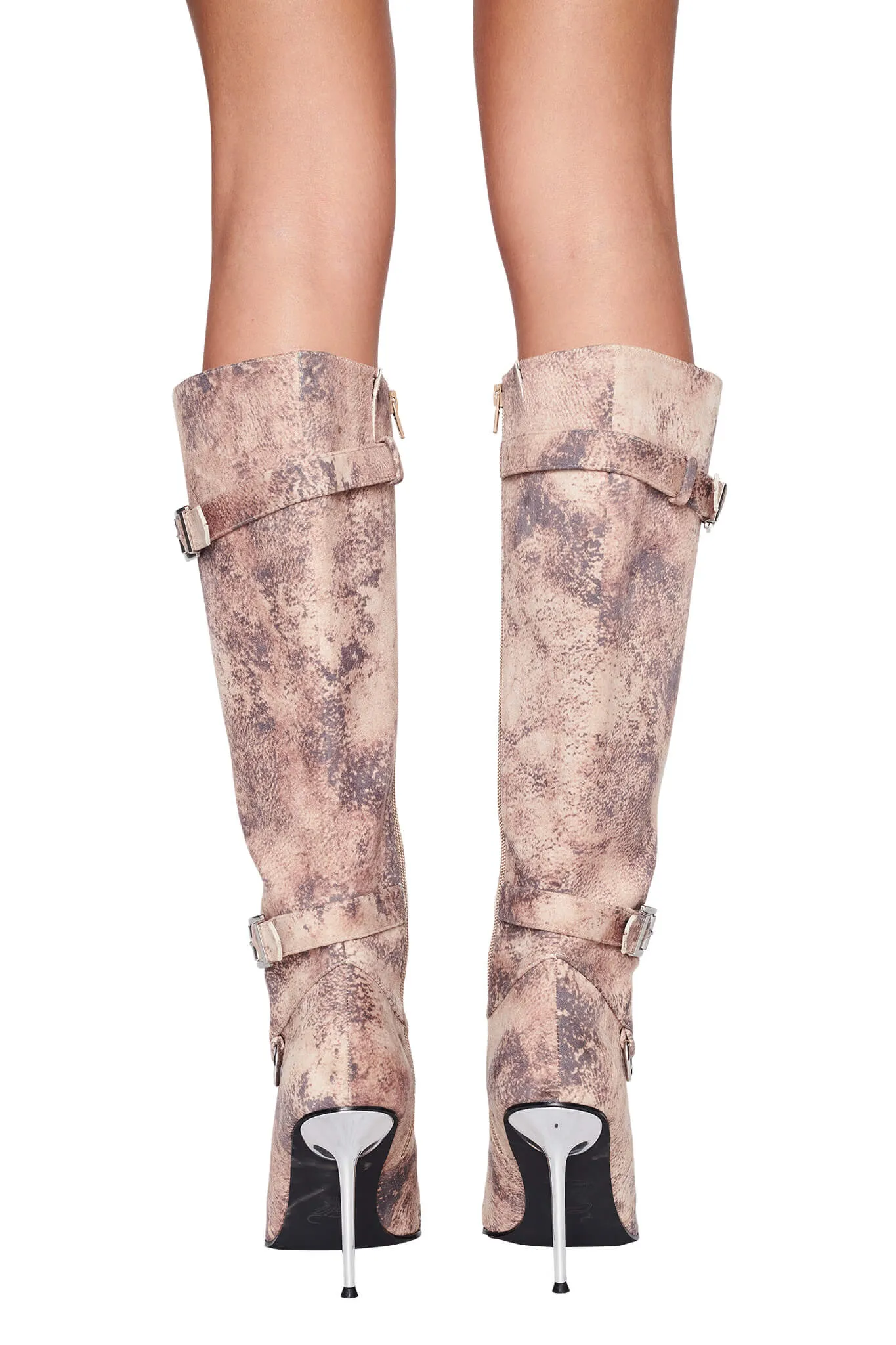 KINTH BOOT - NEUTRAL : ANIMAL SUEDE