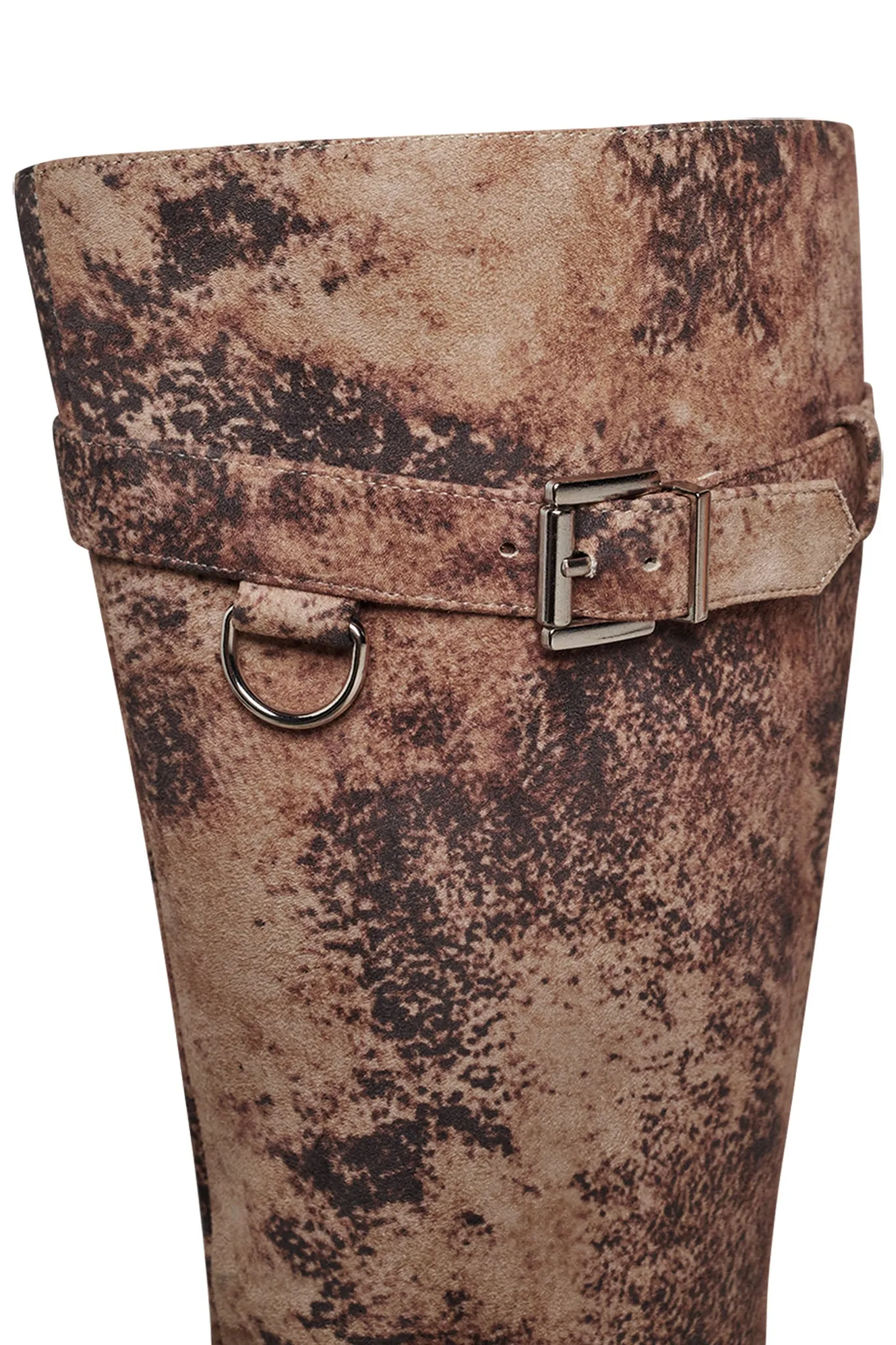 KINTH BOOT - NEUTRAL : ANIMAL SUEDE