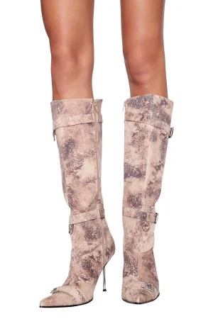KINTH BOOT - NEUTRAL : ANIMAL SUEDE