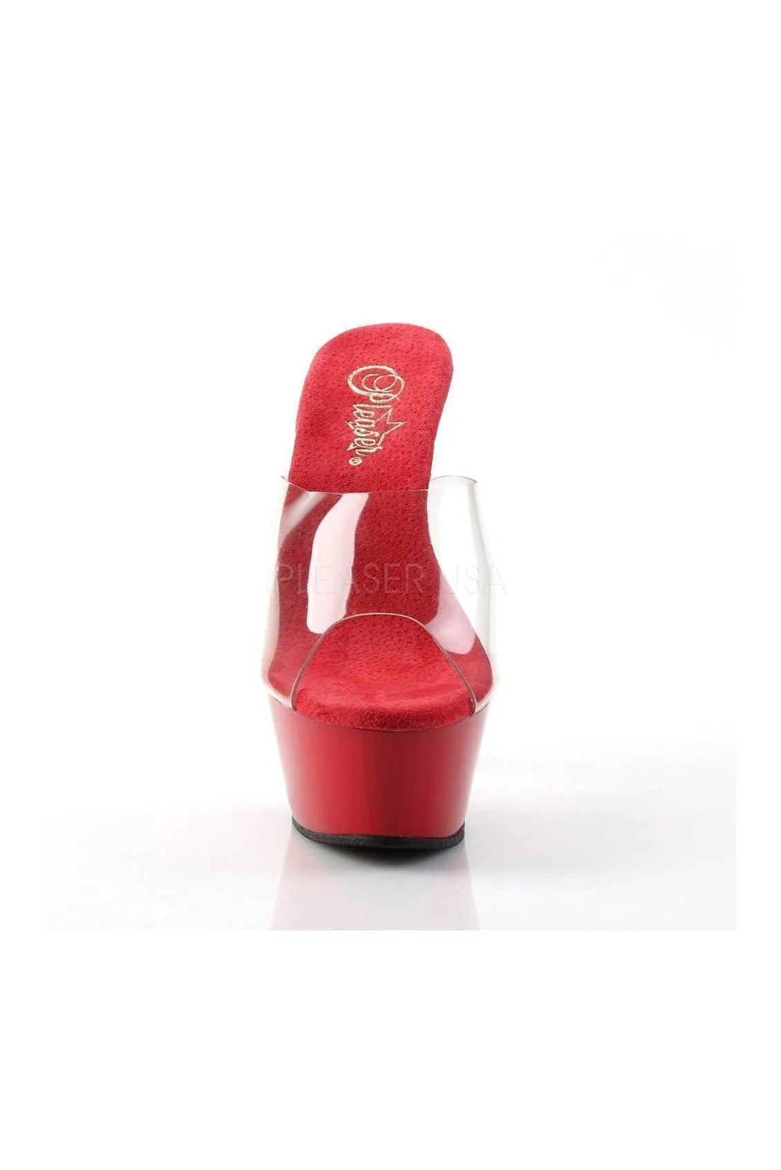 KISS-201 Platform Sandal | Clear Vinyl