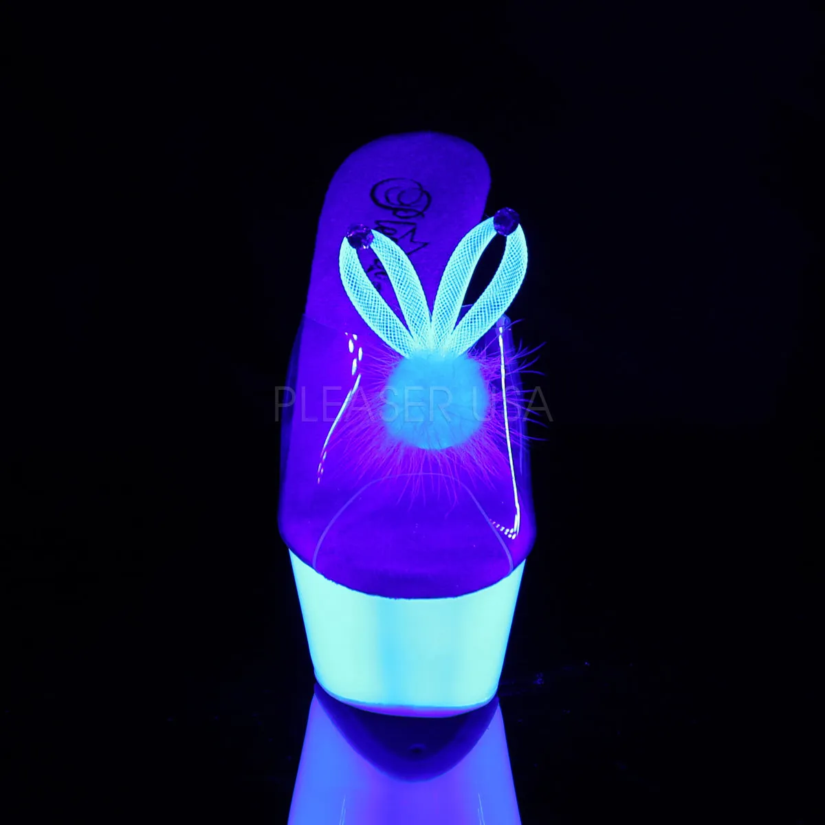 KISS-201BUNNY  Clear/Neon White