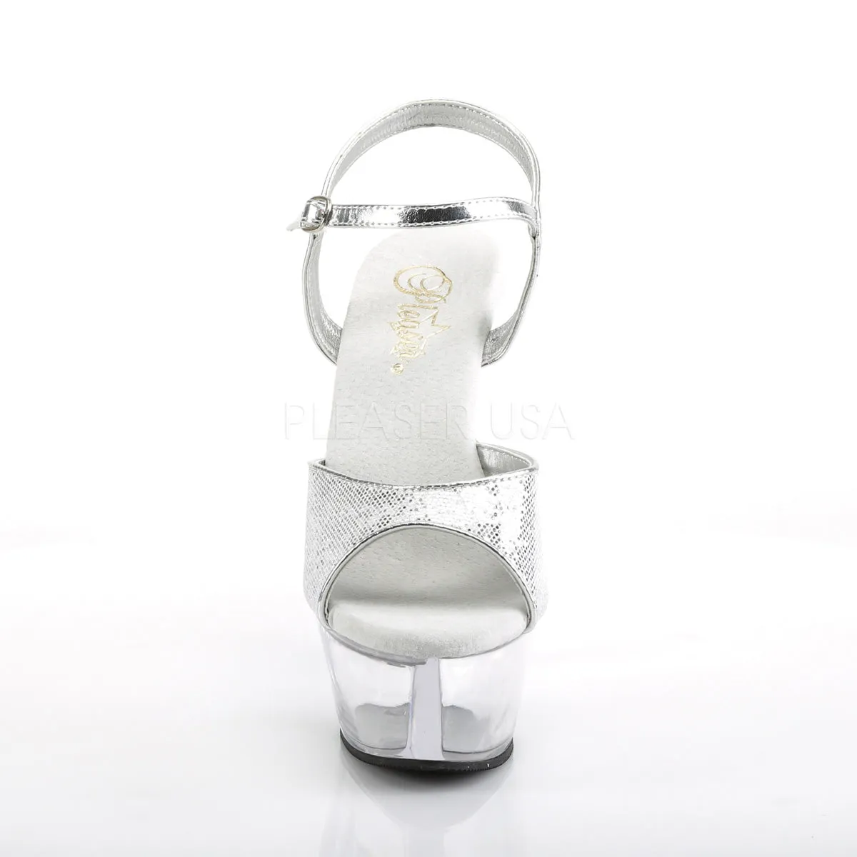 KISS-210  Silver Multi Glitter/Clear