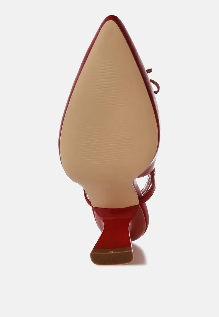 Kitten Heel Pointy Slingbacks By RUW