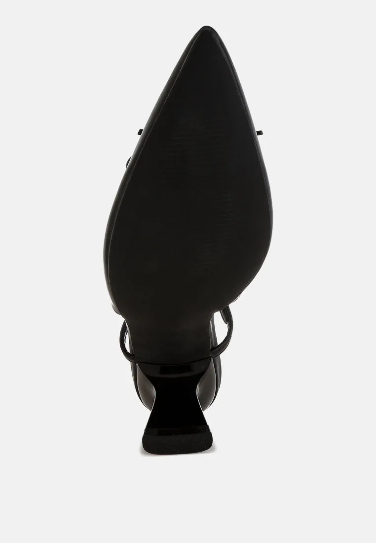 Kitten Heel Pointy Slingbacks By RUW