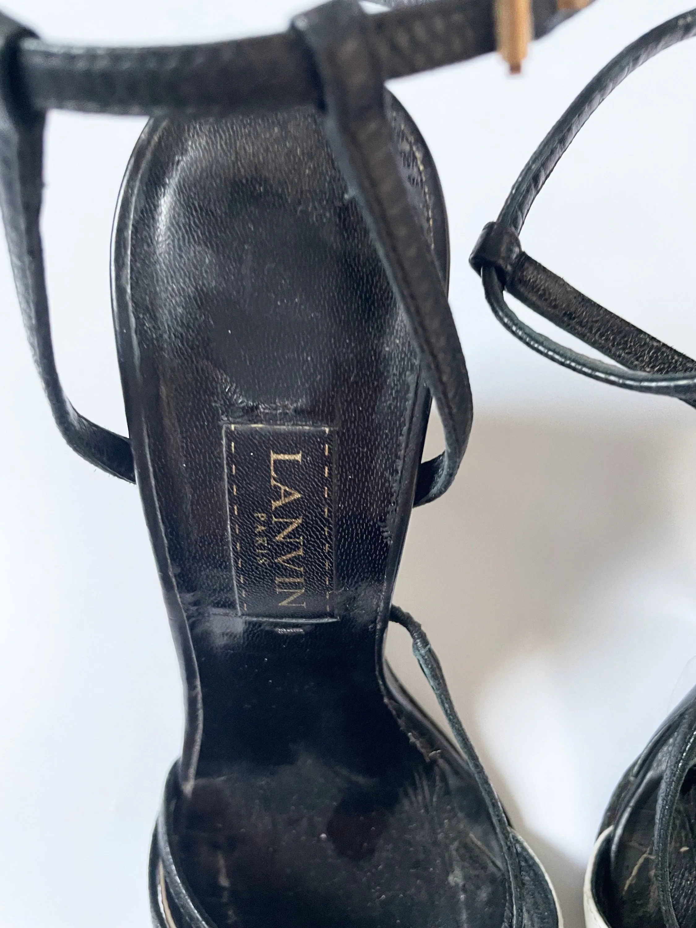 Lanvin White Pointed Heels UK 5.5
