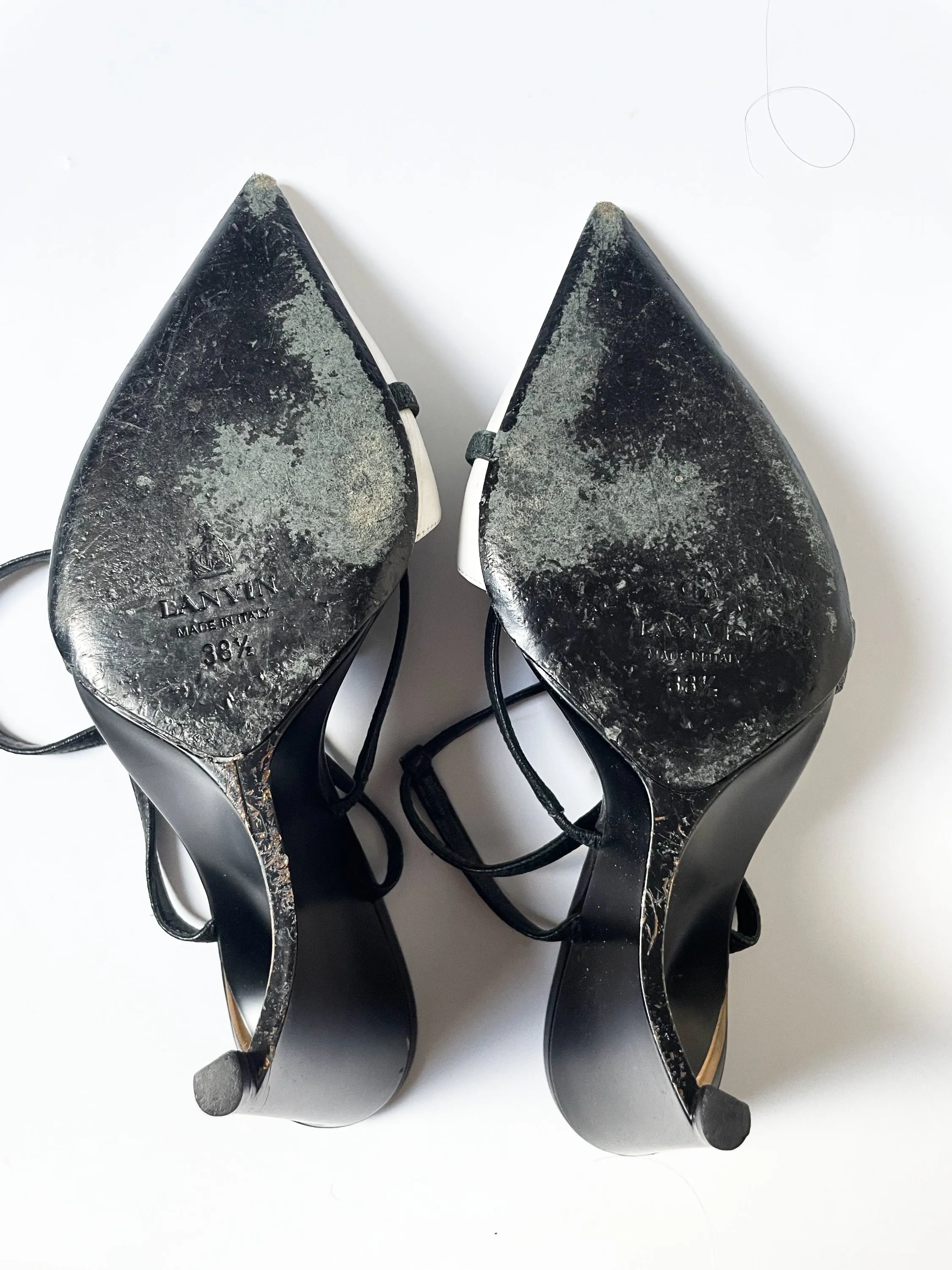 Lanvin White Pointed Heels UK 5.5