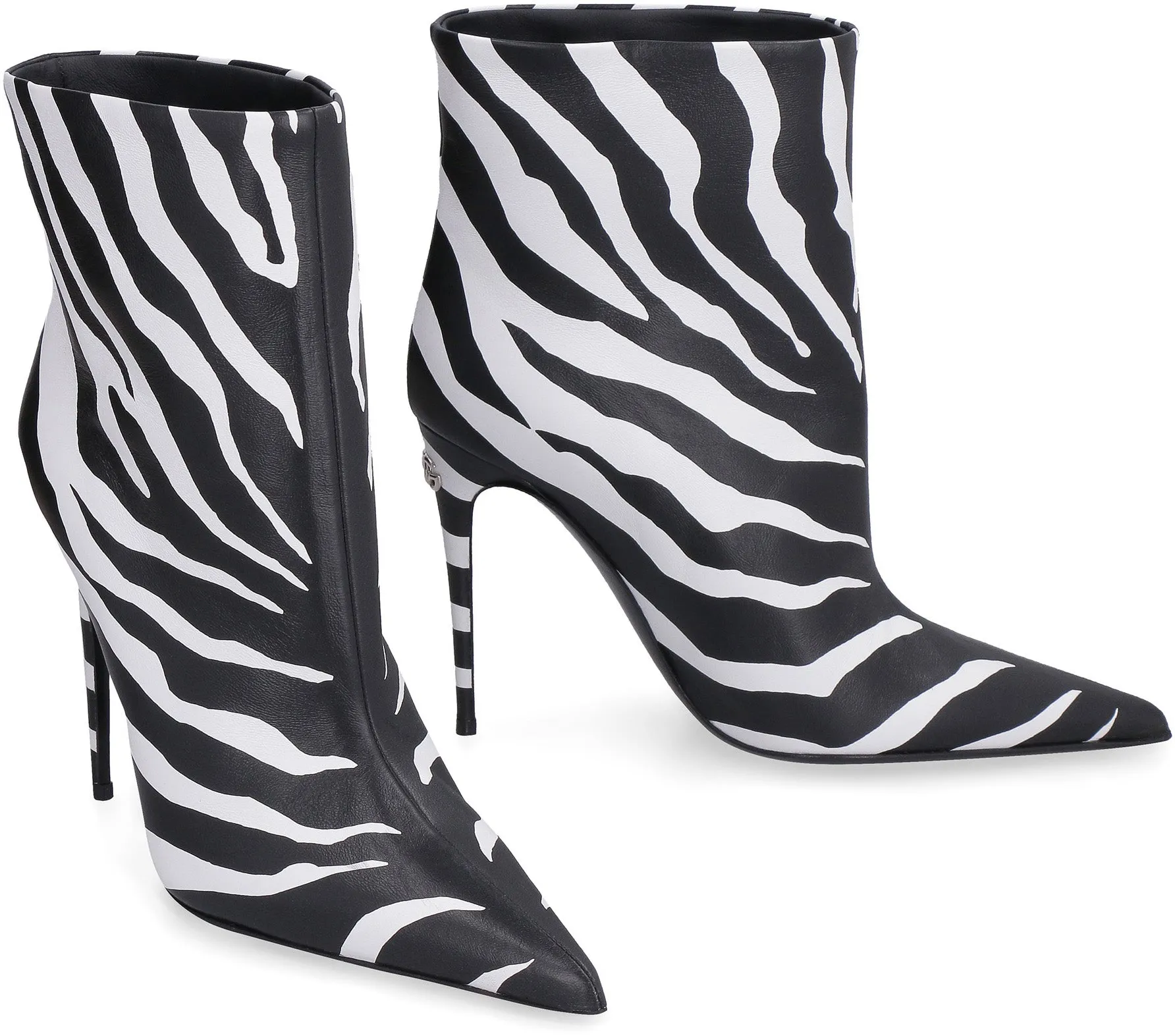 Leather ankle boots