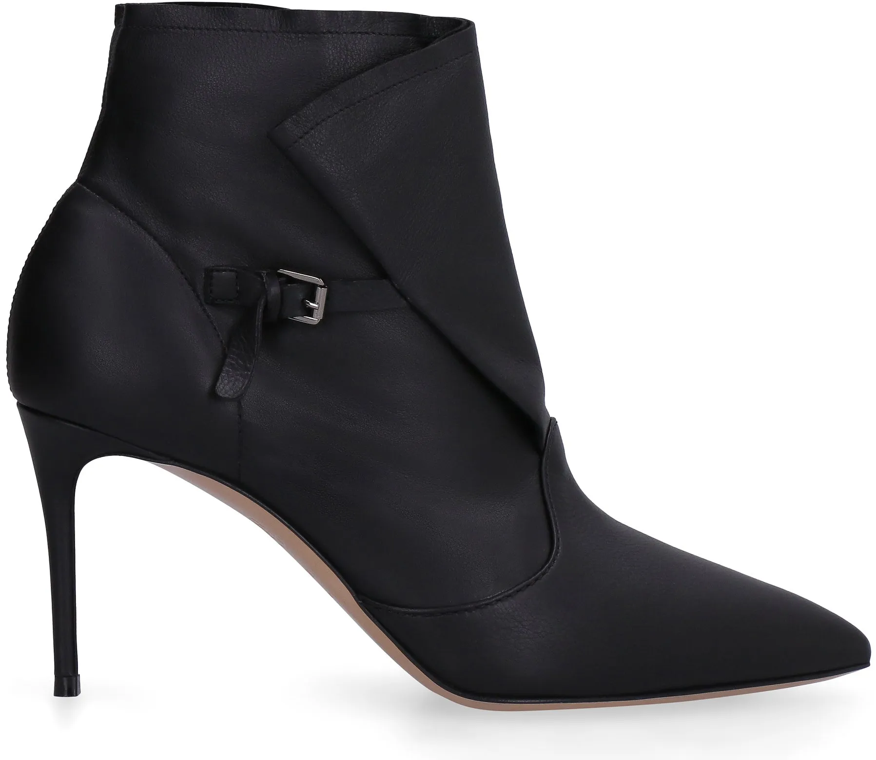 Leather ankle boots