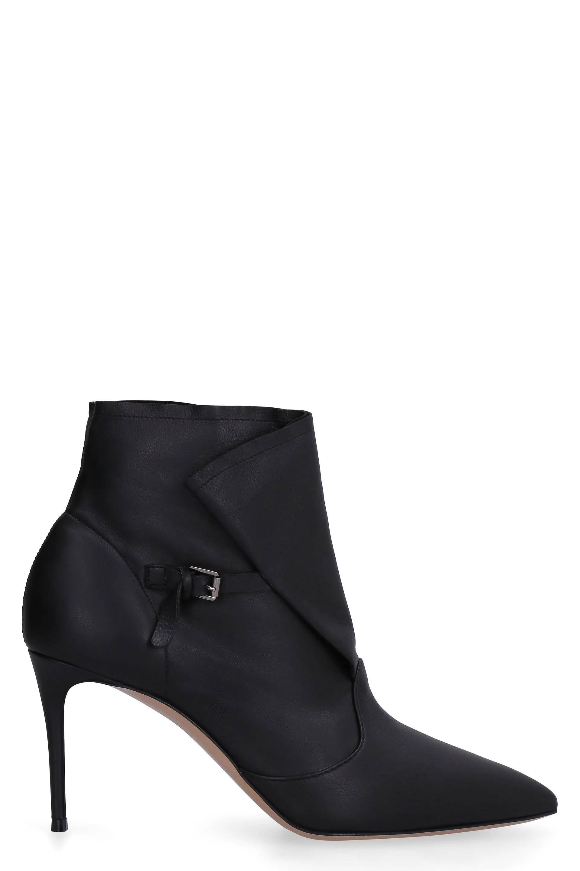 Leather ankle boots