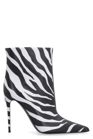 Leather ankle boots