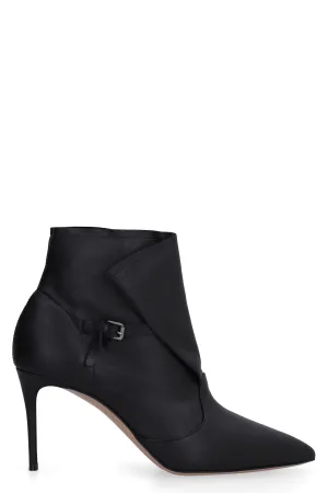 Leather ankle boots