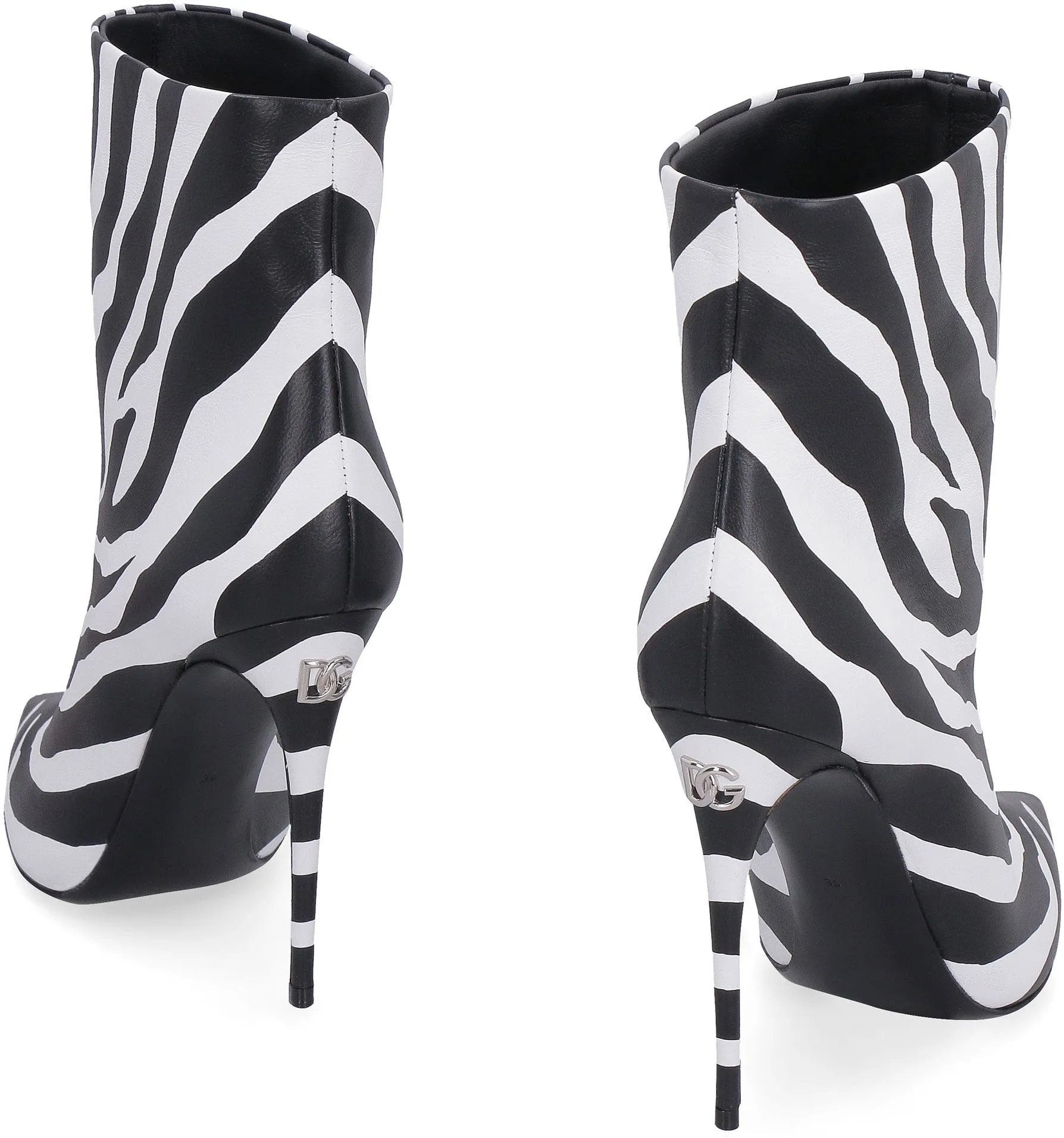 Leather ankle boots