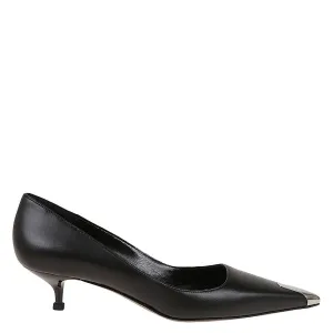 Leather Punk Pumps