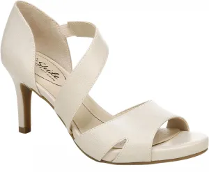 Lifestride Womens Mega Dress Heels H5058S1-250 Almond Milk Off White 7M
