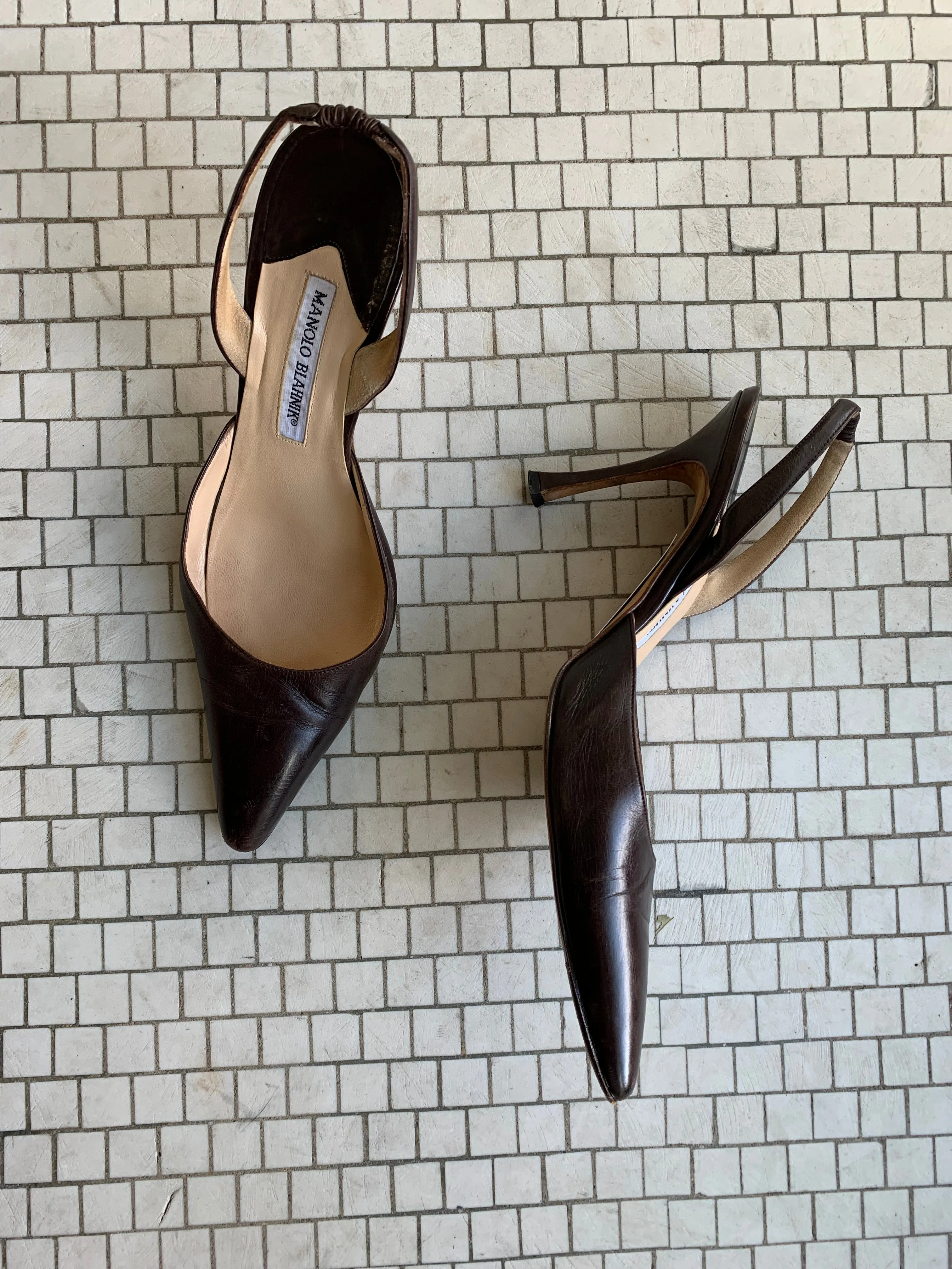 Manolo Blahnik slingbacks