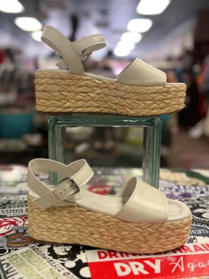 MARC FISHER ESPADRILLE PLATFORM SANDAL