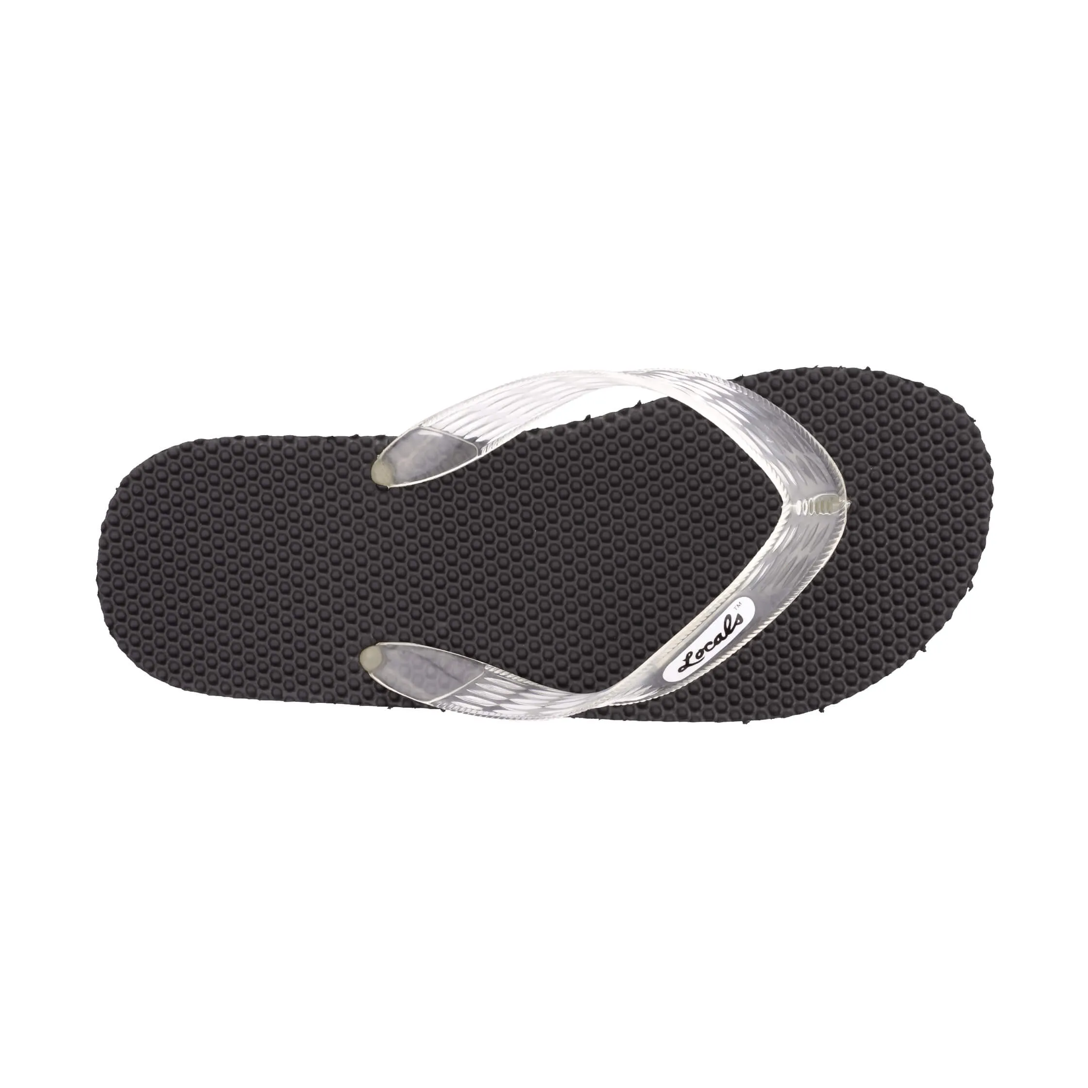 Massage Women's Clear Strap Slippah