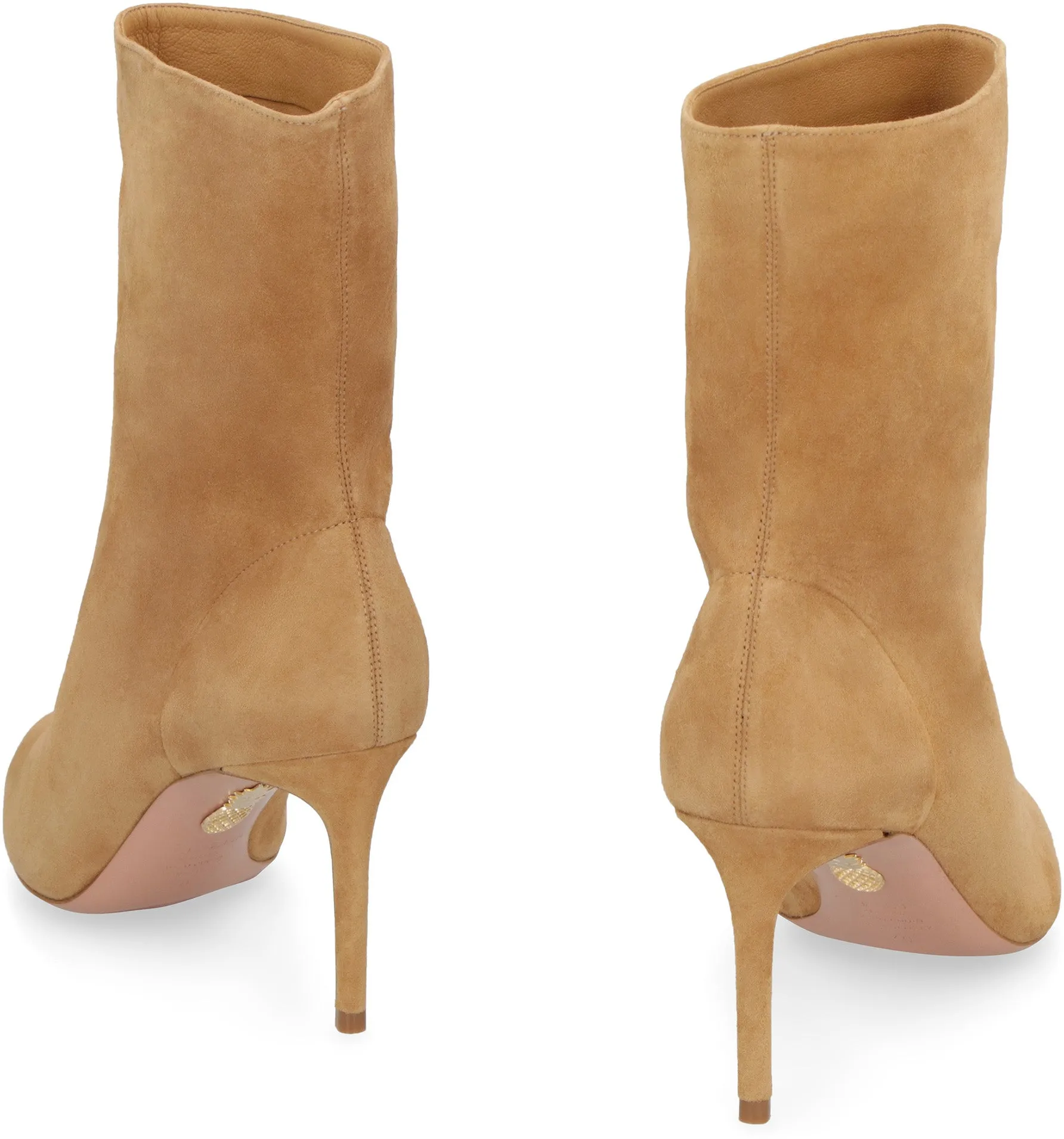 Matignon suede pointy-toe ankle boots