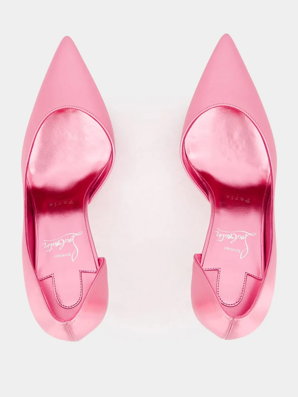 Metallic Pink Iriza 85mm Pumps