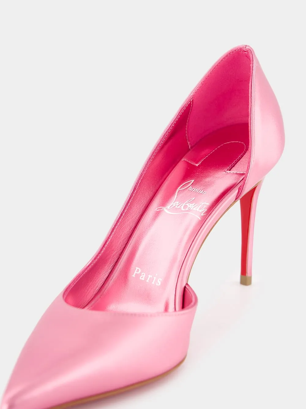 Metallic Pink Iriza 85mm Pumps