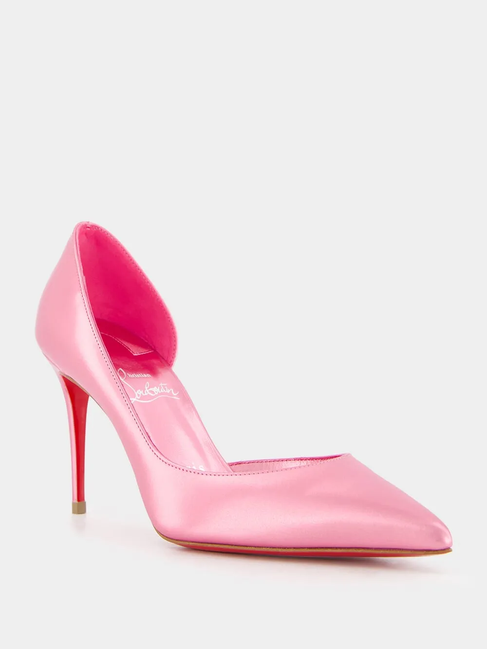 Metallic Pink Iriza 85mm Pumps