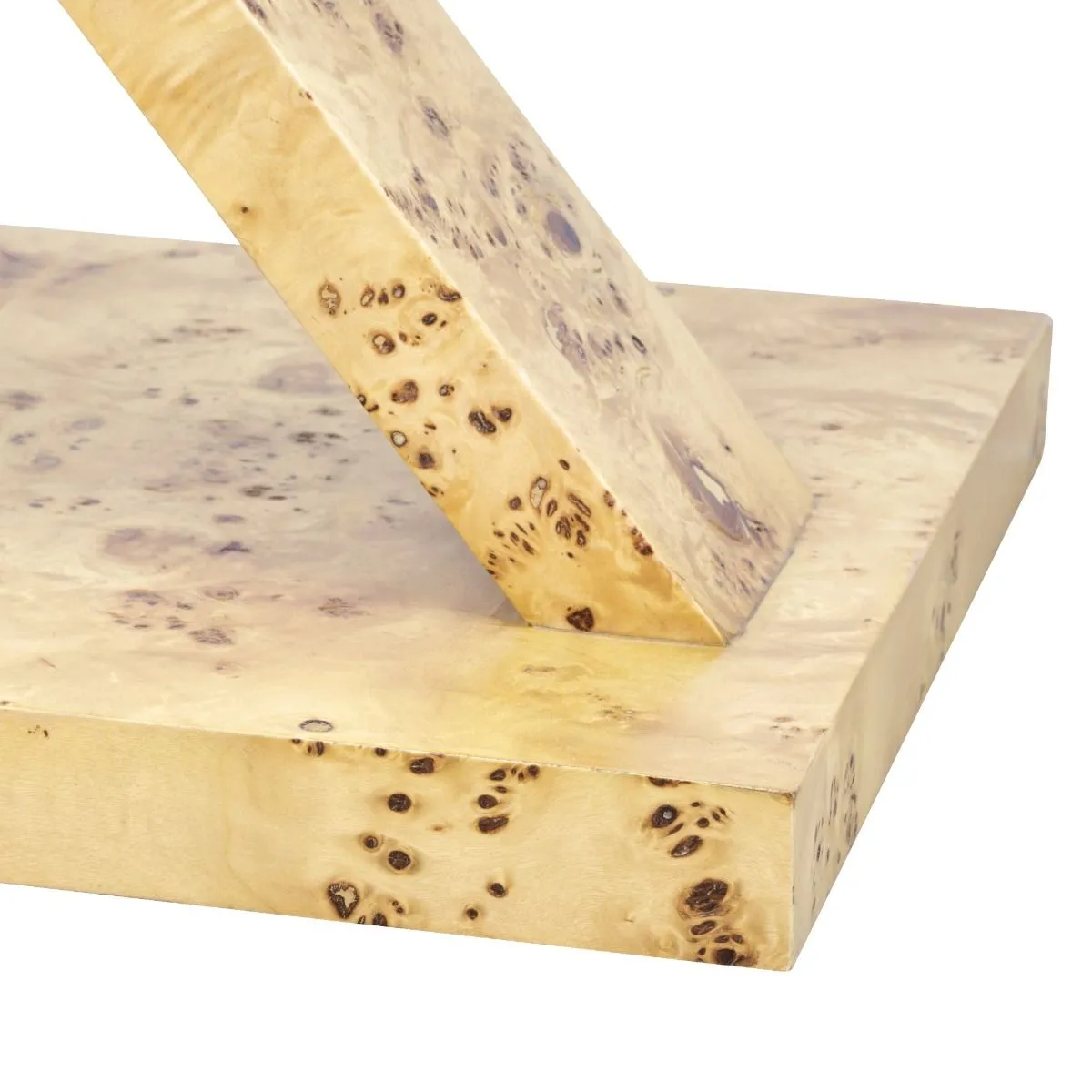 Modena 1-Drawer Side Table / Burl