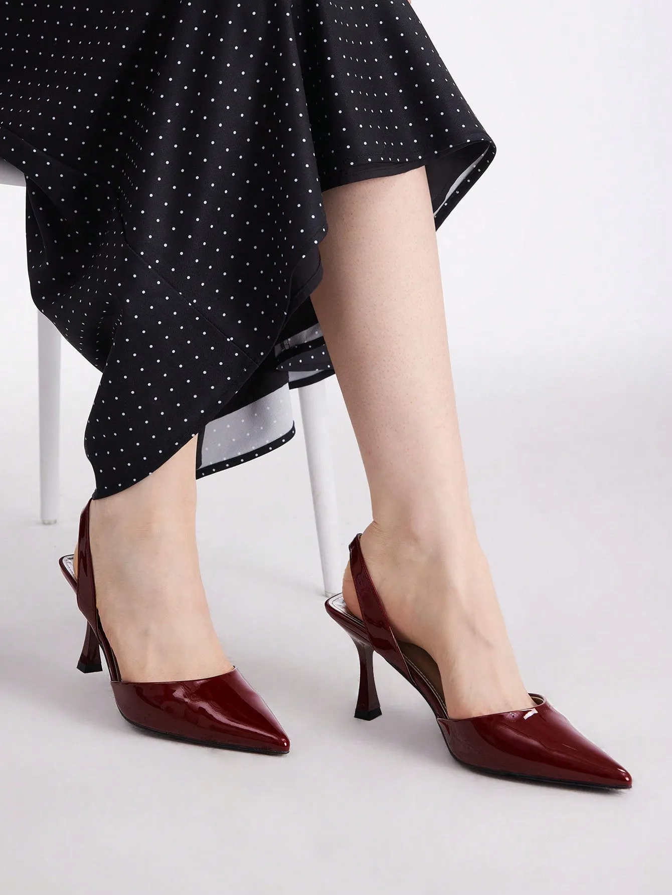 MOTF PREMIUM FASHIONABLE POINTED TOE STILETTO HIGH HEEL WOMEN'S PUMPS