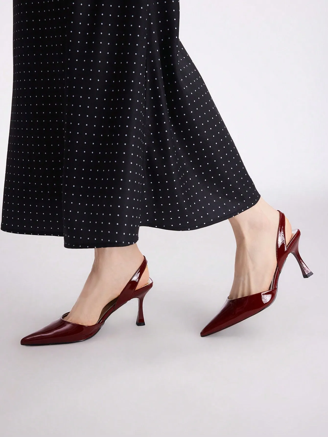 MOTF PREMIUM FASHIONABLE POINTED TOE STILETTO HIGH HEEL WOMEN'S PUMPS