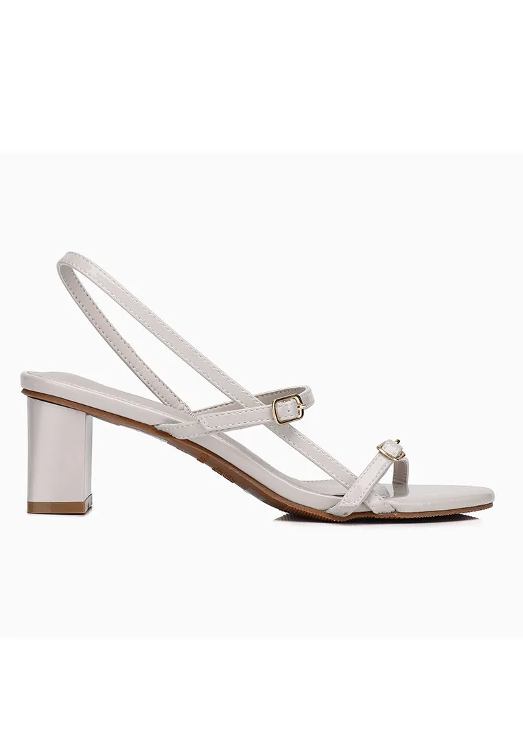 Natalie Strappy Heels (Almond)
