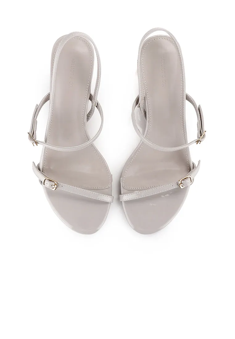 Natalie Strappy Heels (Almond)