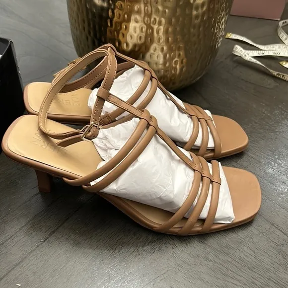 NATURALIZER STARLA WOMENS LEATHER T-STRAP HEELS